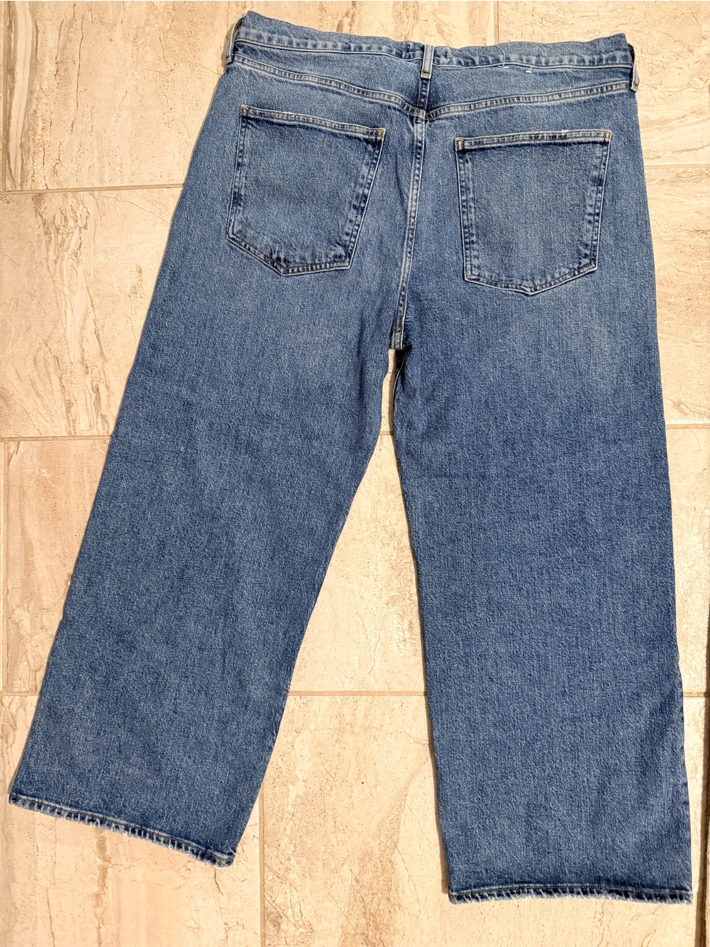 AGOLDE Harper Crop Women’s Jeans in River // Sz 34 - Picture 6 of 6